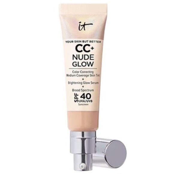 It Cosmetics CC+ Nude Glow Medium Coverage Skin Tint SPF40 NEUTRAL MEDIUM 1.08oz - Picture 1 of 9